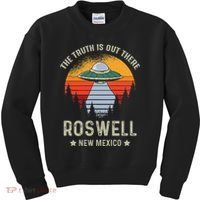 Truth Is Out There Roswell New Mexico Alien Abduction Ufo Kids Sweatshirt thumb 0