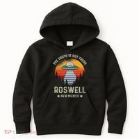 Truth Is Out There Roswell New Mexico Alien Abduction Ufo Kids Hoodie thumb 0