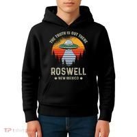 Truth Is Out There Roswell New Mexico Alien Abduction Ufo Kids Hoodie thumb 4