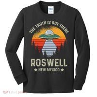 Truth Is Out There Roswell New Mexico Alien Abduction Ufo Kids Long Sleeve Shirt thumb 0