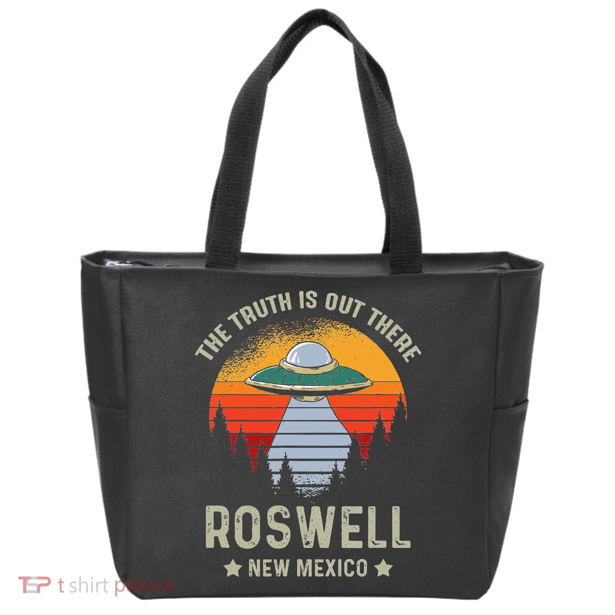 Truth Is Out There Roswell New Mexico Alien Abduction Ufo Tote Bag