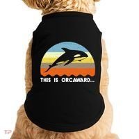 This Is Orcaward Funny Awkward Whale Sunset Doggie Tank thumb 0