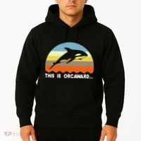 This Is Orcaward Funny Awkward Whale Sunset Hoodie thumb 2