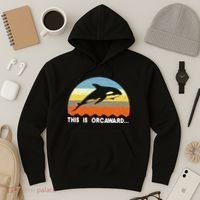 This Is Orcaward Funny Awkward Whale Sunset Hoodie thumb 3