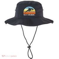 This Is Orcaward Funny Awkward Whale Sunset Bucket Hat thumb 0