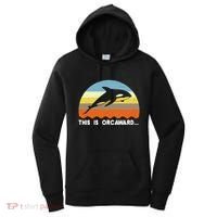This Is Orcaward Funny Awkward Whale Sunset Women's Hoodie thumb 0