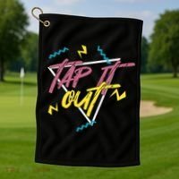 Tap It Out Tap Dancing Tap Dance Dancer Gift Golf Towel thumb 1