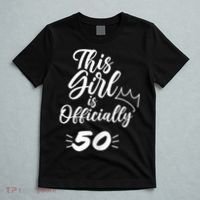 This  Is Officially 50 Fifty 50Th Fiftieth Cute Birthday T-Shirt thumb 5