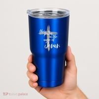 There Is Power In The Name Of Jesus Cross Tumbler thumb 2