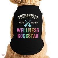 Therapist I Prefer Wellness Rockstar Therapy Ninja Team Cute Gift Doggie Tank thumb 0