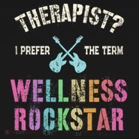 Therapist I Prefer Wellness Rockstar Therapy Ninja Team Cute Gift Women's Hoodie thumb 2
