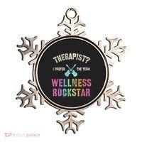 Therapist I Prefer Wellness Rockstar Therapy Ninja Team Cute Gift Ornament thumb 0