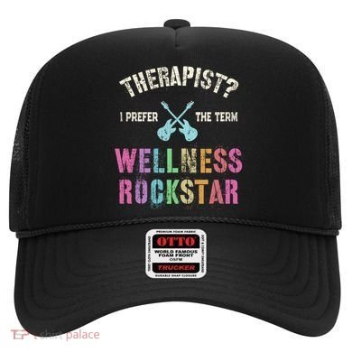 Therapist I Prefer Wellness Rockstar Therapy Ninja Team Cute Gift Hat