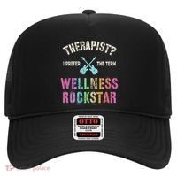 Therapist I Prefer Wellness Rockstar Therapy Ninja Team Cute Gift Hat thumb 0