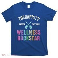Therapist I Prefer Wellness Rockstar Therapy Ninja Team Cute Gift T-Shirt thumb 0