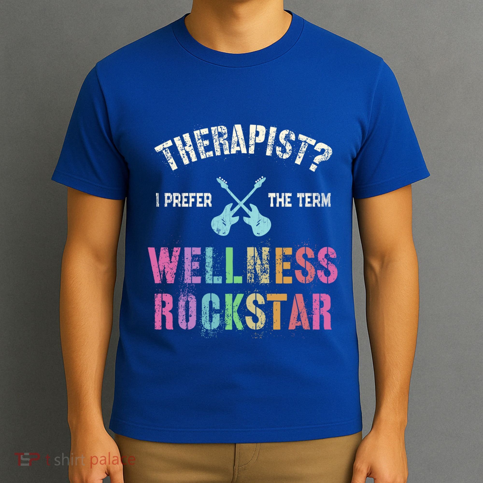 Therapist I Prefer Wellness Rockstar Therapy Ninja Team Cute Gift T-Shirt