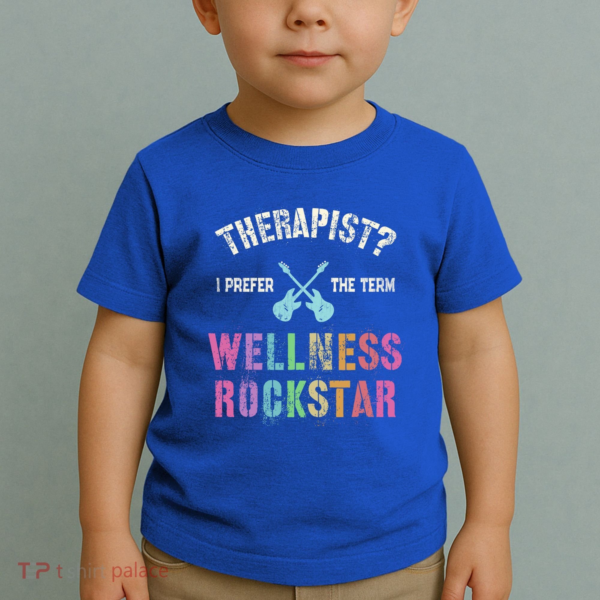 Therapist I Prefer Wellness Rockstar Therapy Ninja Team Cute Gift Toddler T-Shirt