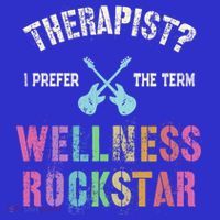 Therapist I Prefer Wellness Rockstar Therapy Ninja Team Cute Gift Visor thumb 3