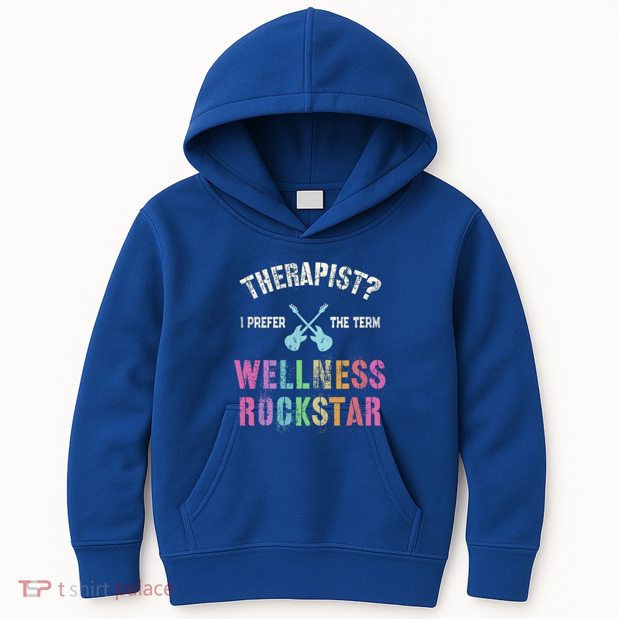 Therapist I Prefer Wellness Rockstar Therapy Ninja Team Cute Gift Kids Hoodie