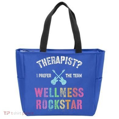 Therapist I Prefer Wellness Rockstar Therapy Ninja Team Cute Gift Tote Bag