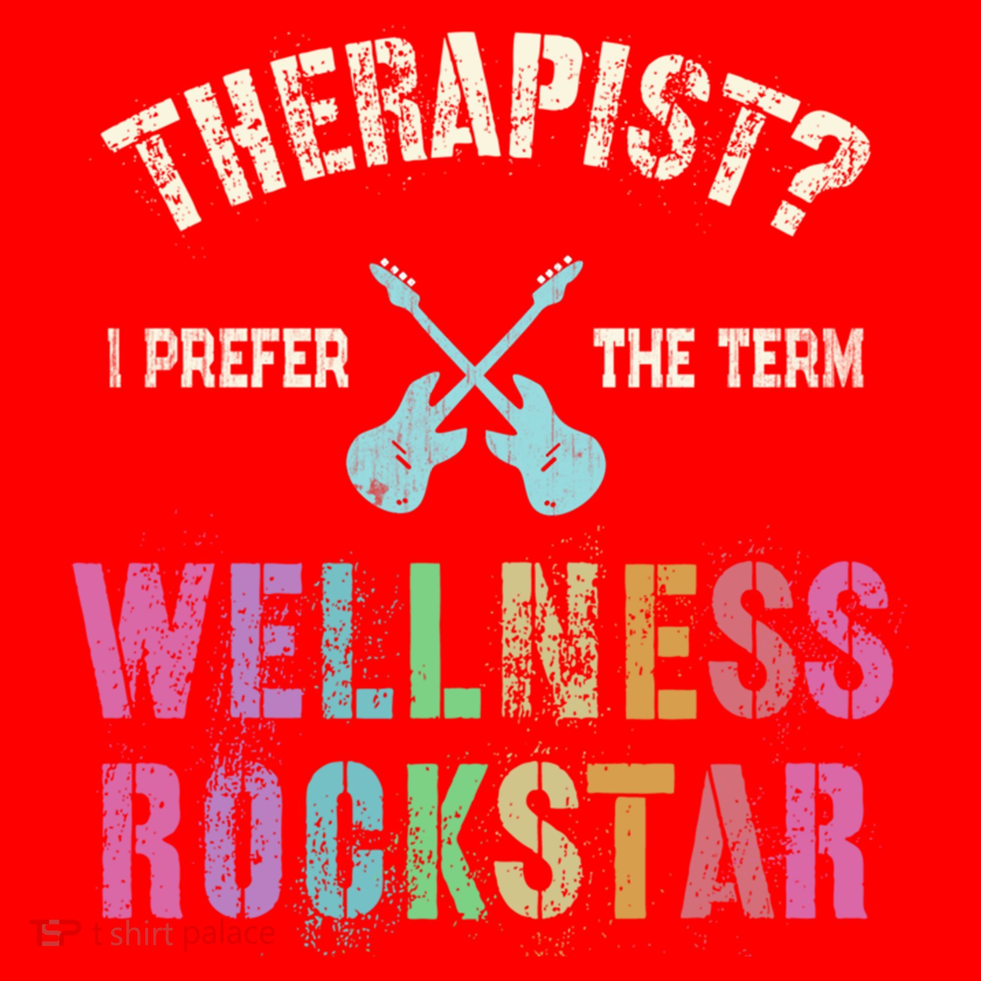 Therapist I Prefer Wellness Rockstar Therapy Ninja Team Cute Gift Santa Hat