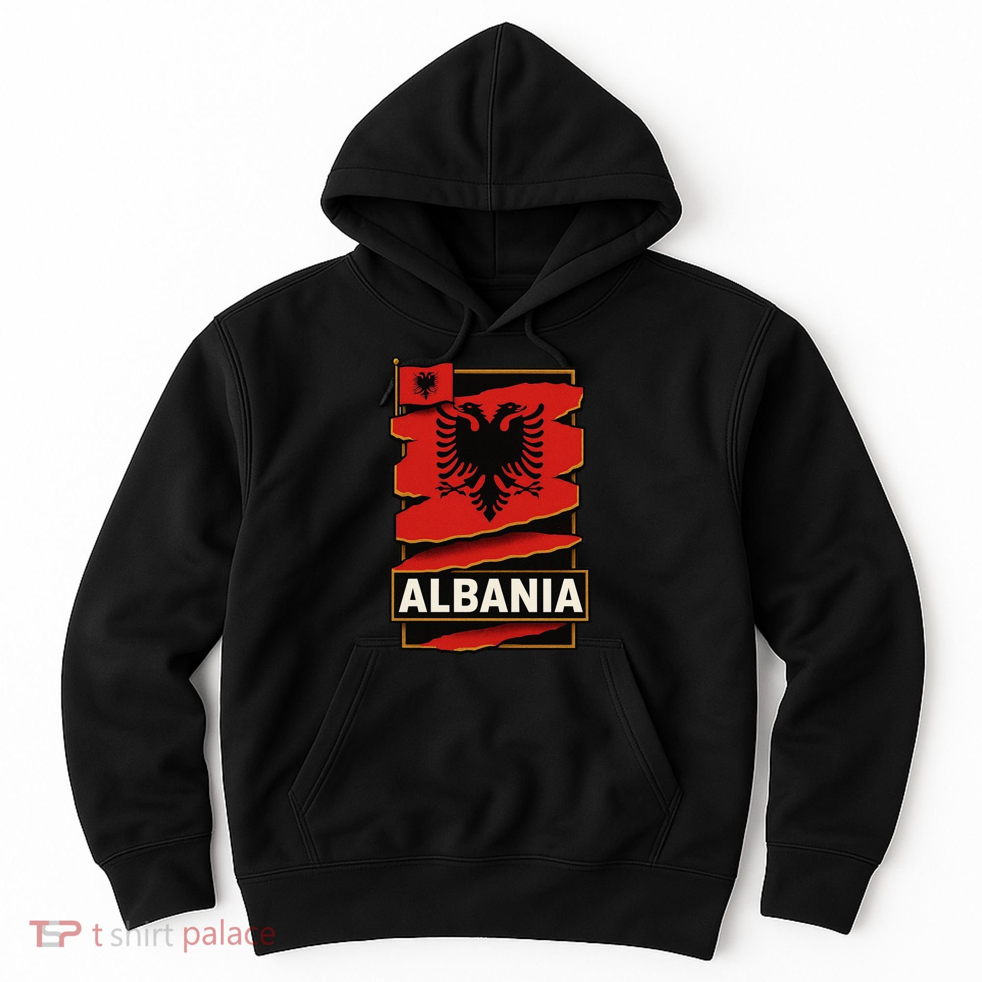 Torn In Pride: Albania's Legacy Unfolds Hoodie