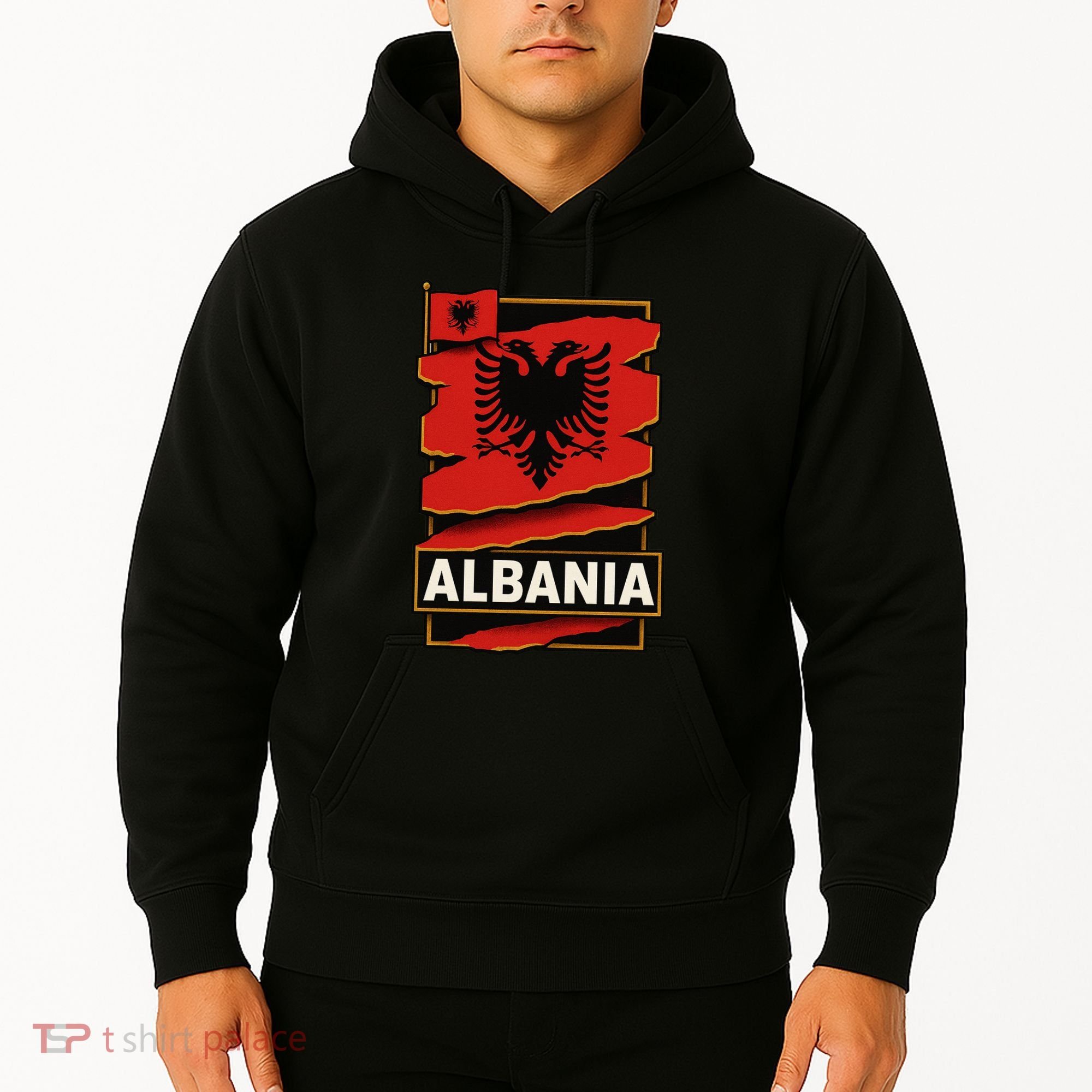 Torn In Pride: Albania's Legacy Unfolds Hoodie