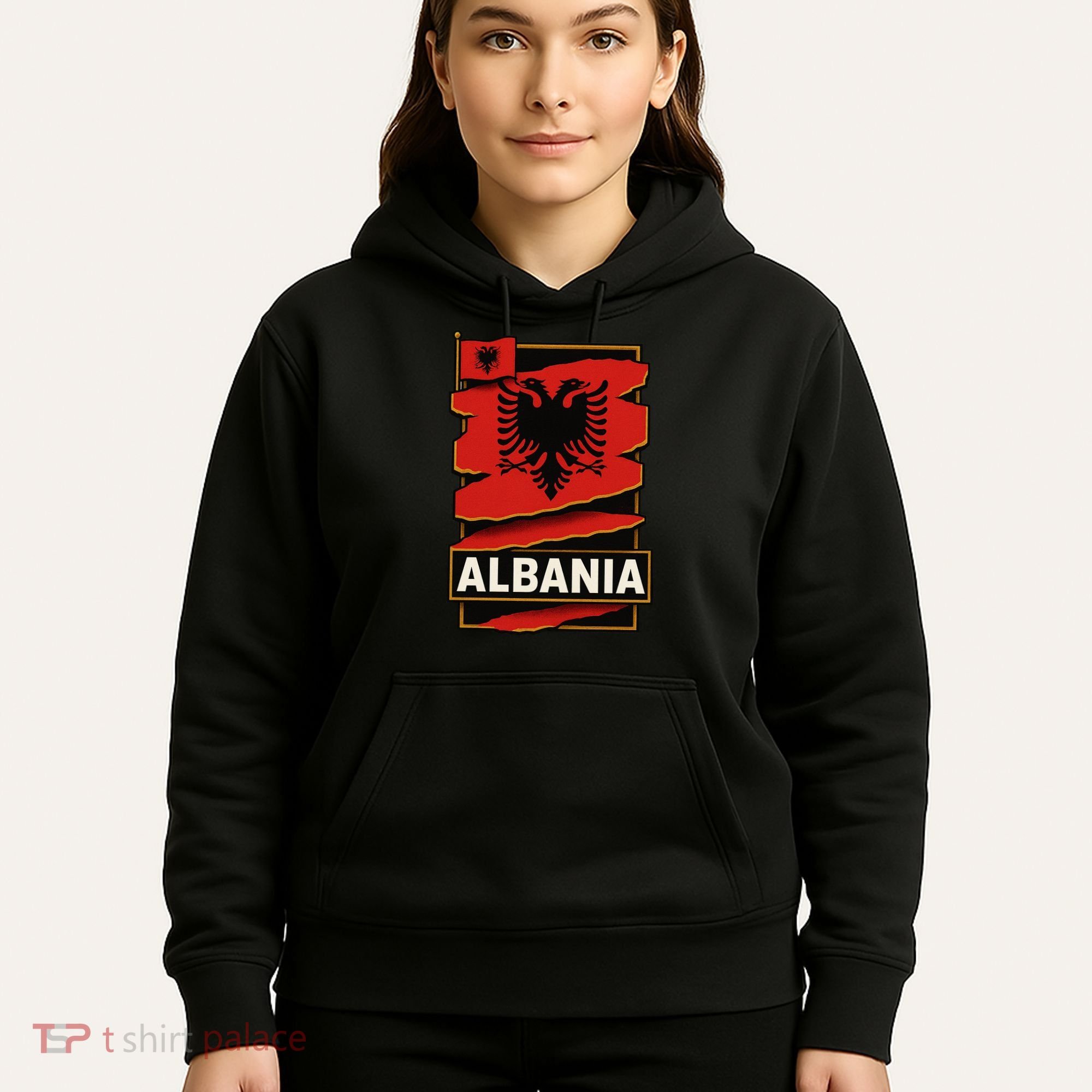 Torn In Pride: Albania's Legacy Unfolds Hoodie