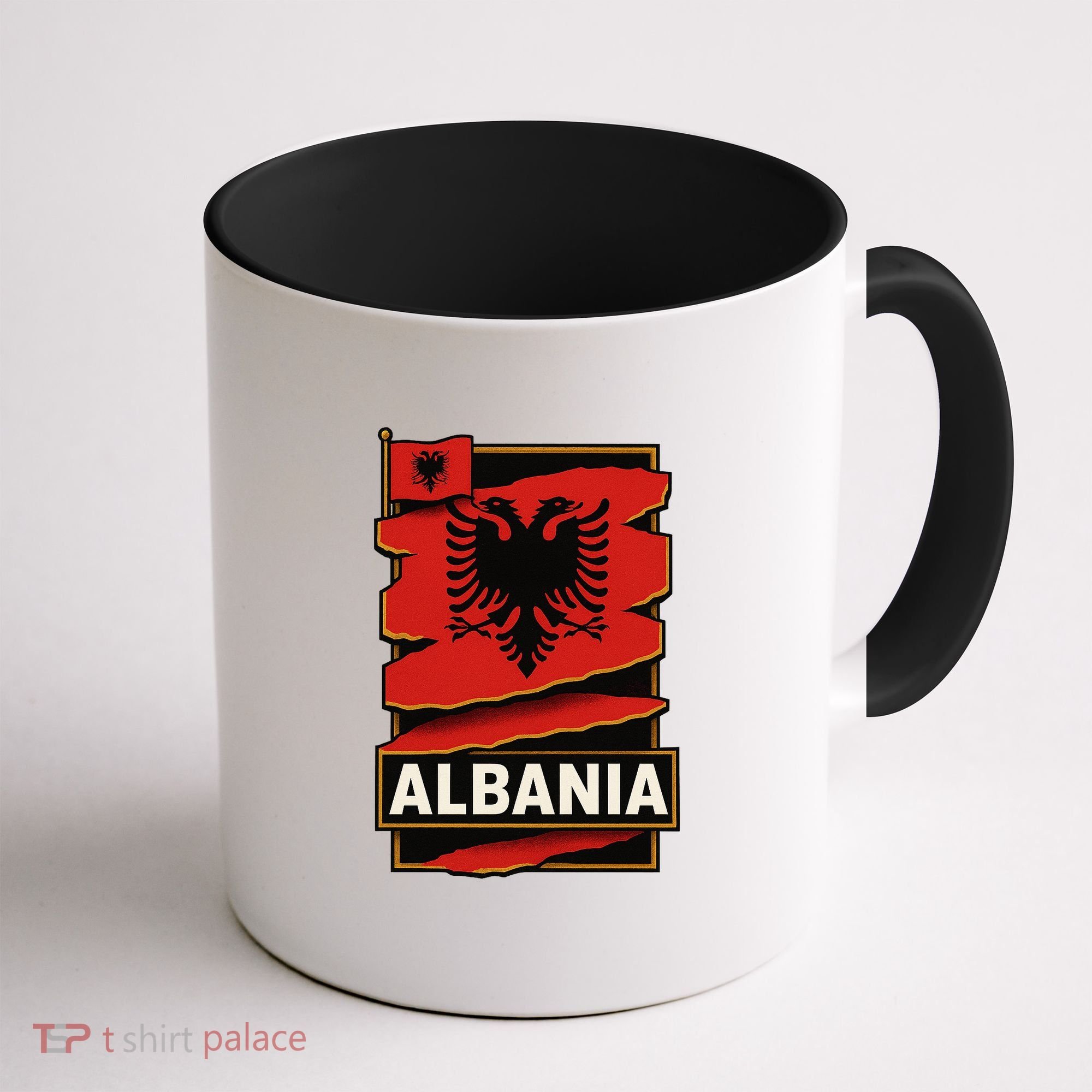 Torn In Pride: Albania's Legacy Unfolds Coffee Mug
