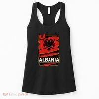 Torn In Pride: Albania's Legacy Unfolds Women's Tank Top thumb 0
