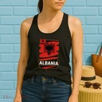 Torn In Pride: Albania's Legacy Unfolds Women's Tank Top thumb 2