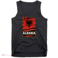 Torn In Pride: Albania's Legacy Unfolds Tank Top thumb 0