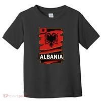 Torn In Pride: Albania's Legacy Unfolds Toddler T-Shirt thumb 0