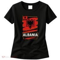 Torn In Pride: Albania's Legacy Unfolds Women's T-Shirt thumb 0