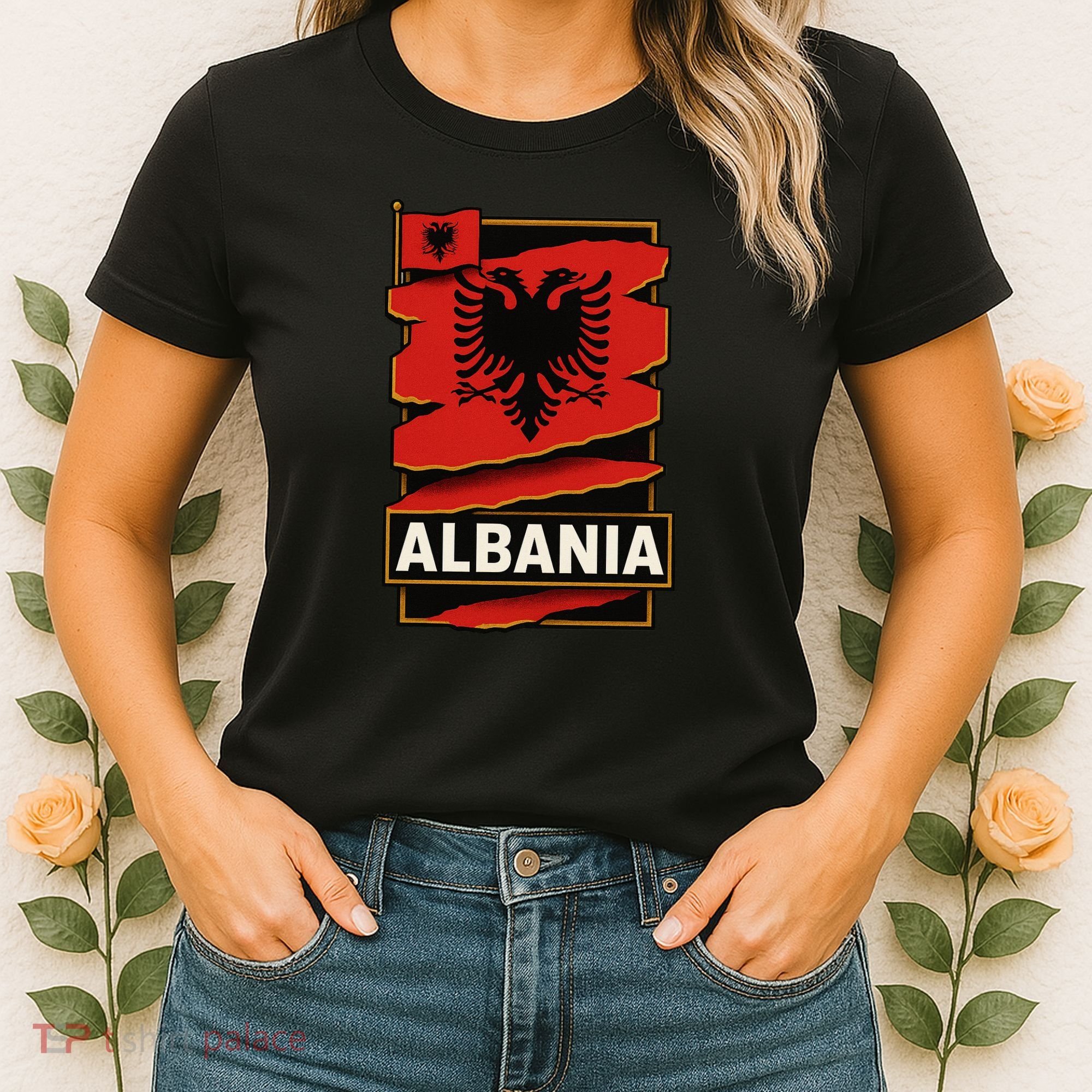 Torn In Pride: Albania's Legacy Unfolds Women's T-Shirt
