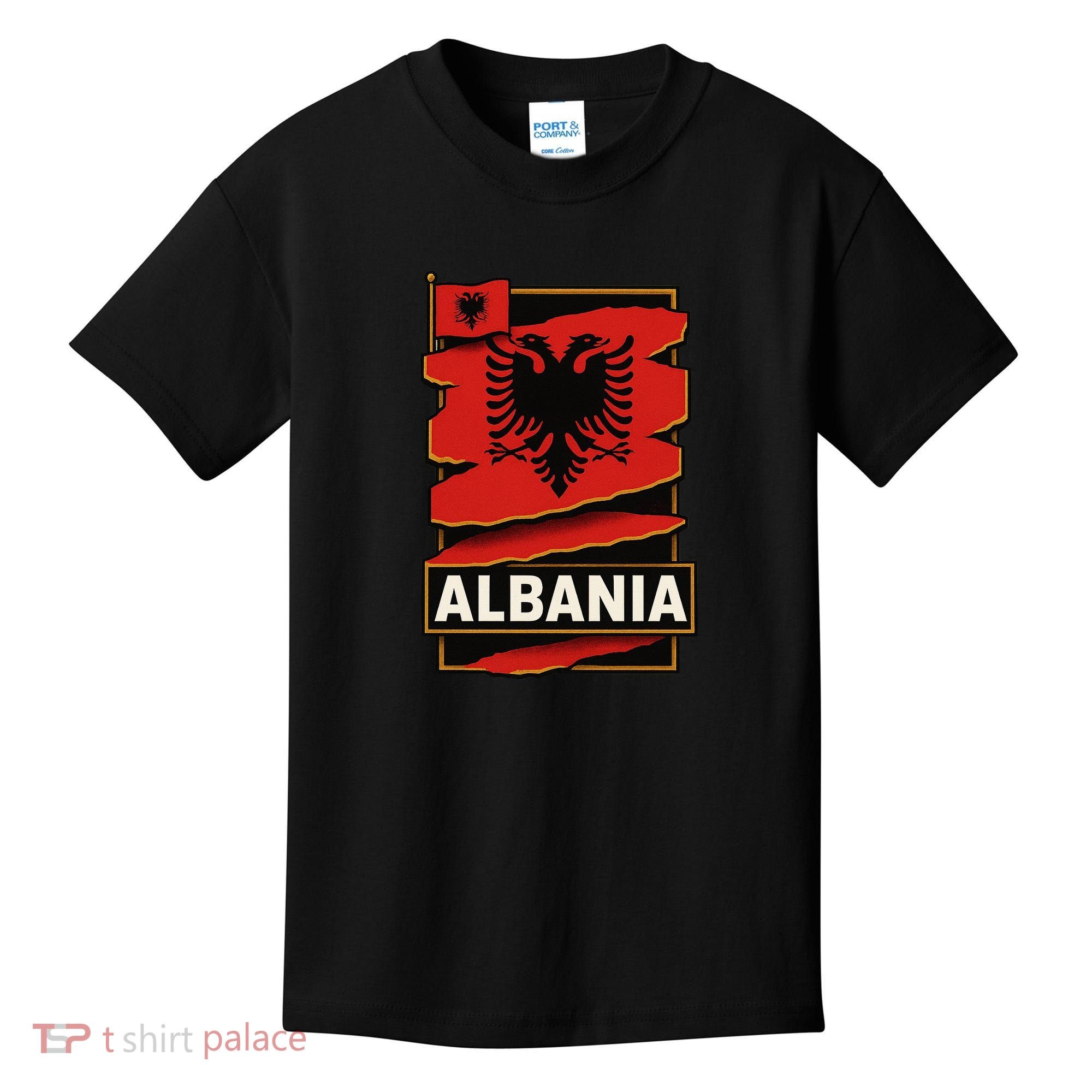 Torn In Pride: Albania's Legacy Unfolds Kids T-Shirt