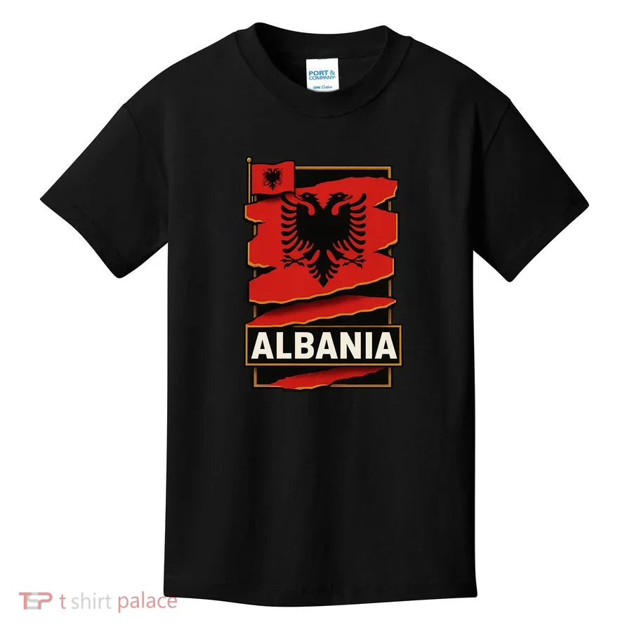 Torn In Pride: Albania's Legacy Unfolds Kids T-Shirt