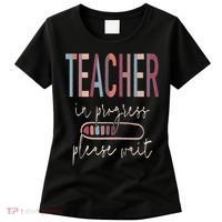 Teacher In Progress Please Wait Recharge Required Test Day Women's T-Shirt thumb 0