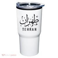Tehran Iran Persian Calligraphy Farsi Iranian Tumbler thumb 0