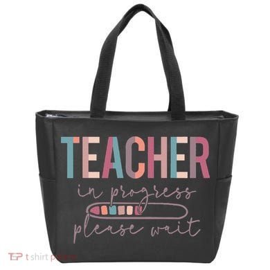 Teacher In Progress Please Wait Future Teacher Women Joke Tote Bag