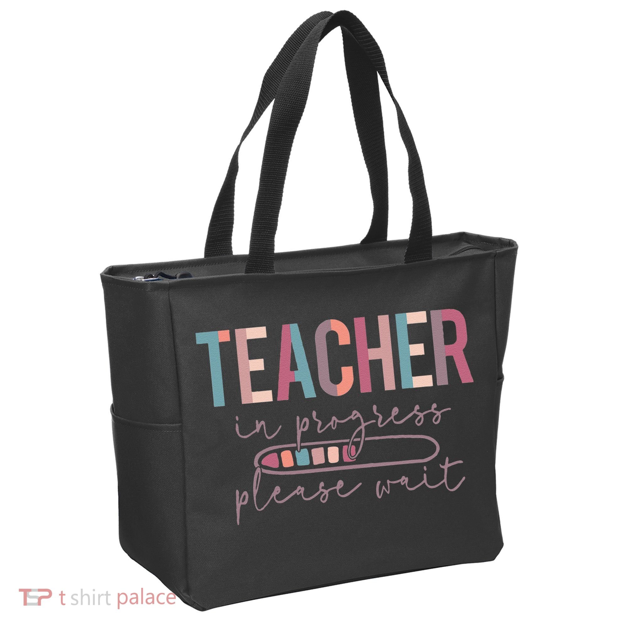 Teacher In Progress Please Wait Future Teacher Women Joke Tote Bag