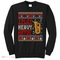 Tuba I Play Heavy Metal Ugly Christmas Cute Gift Sweatshirt thumb 0