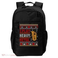 Tuba I Play Heavy Metal Ugly Christmas Cute Gift Backpack thumb 0