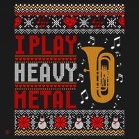 Tuba I Play Heavy Metal Ugly Christmas Cute Gift Women's Tank Top thumb 5