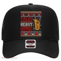 Tuba I Play Heavy Metal Ugly Christmas Cute Gift Hat thumb 0