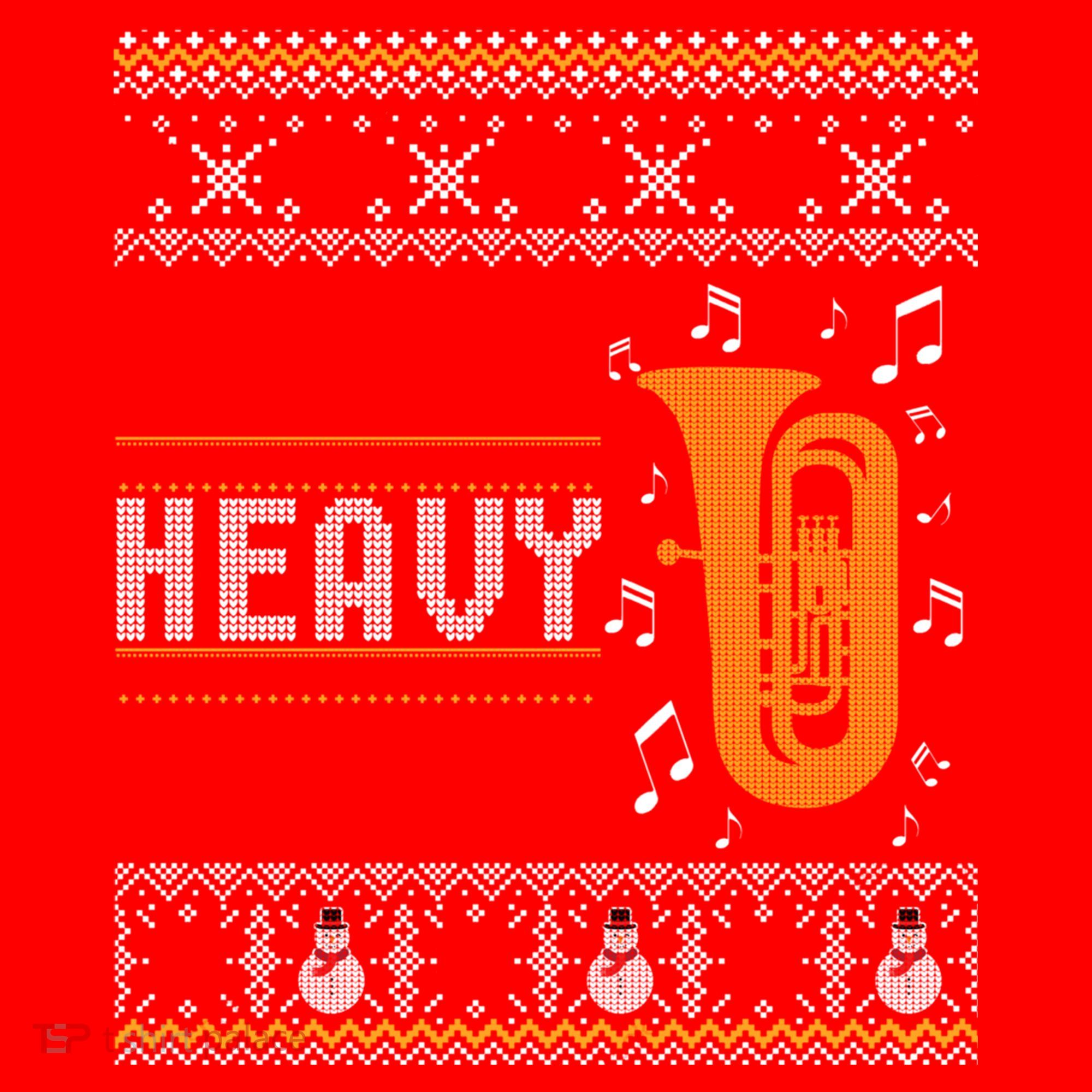 Tuba I Play Heavy Metal Ugly Christmas Cute Gift Santa Hat
