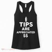 Tips Are Appreciated Women's Tank Top thumb 0