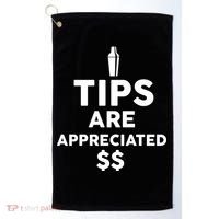 Tips Are Appreciated Golf Towel thumb 0