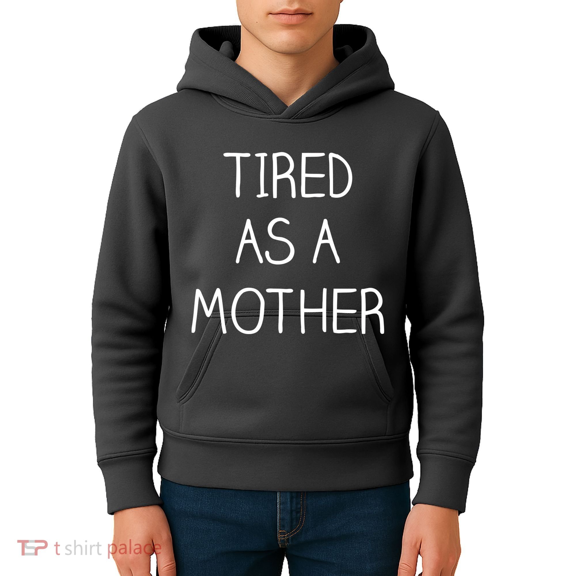 Tired As A Mother Cute Kids Hoodie