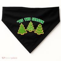 'Tis The Season Cute Funny Christmas USA-Made Doggie Bandana thumb 0
